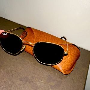 Ray-Ban Hexagonal Sunglasses Green Classic